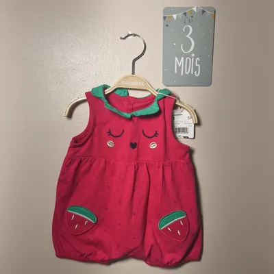 combi short DPAM taille 3 mois